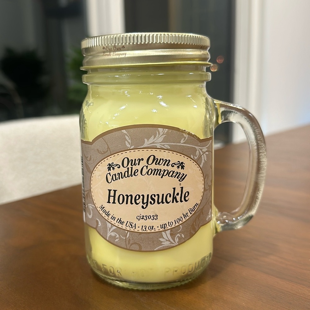 Honeysuckle candle